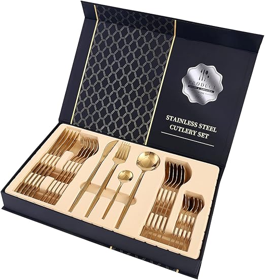 24 Piece Stainless Steel Cutlery Set - - High Quality Lot Import