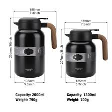 Okadi Amazon Stainless Steel 2000ml kettle & Thermos