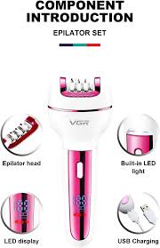 Amazon Lot Imported VGR 3-in-1 Epilator Set V-732