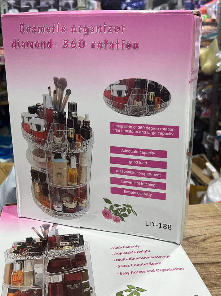 Cosmetic 360 Rotation Organizer