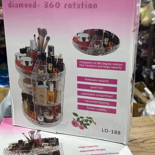 Cosmetic 360 Rotation Organizer