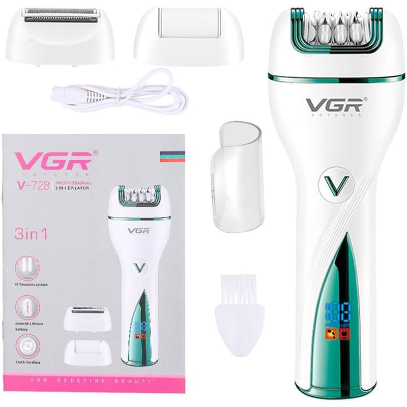 Amazon Lot Imported VGR Professional Epilator Set V-728