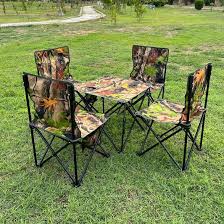 Foldable Table Chair 5pcs Set