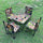 Foldable Table Chair 5pcs Set