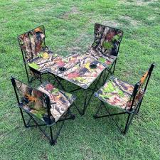 Foldable Table Chair 5pcs Set