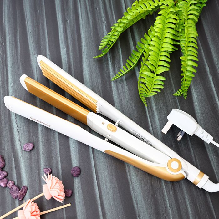 Geepas 2-in-1 Ceramic Hair Straightener GH8688