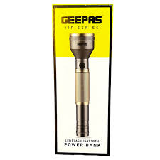 Geepas VIP Series Flashlight with Power Bank GFL4666