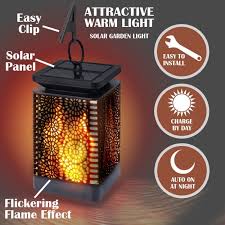 Lot Imported Garden Solar Flame Light