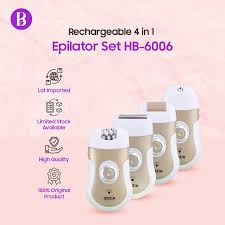 Lot Imported Rechargeable 4 in 1 Epilator Set HB-6006