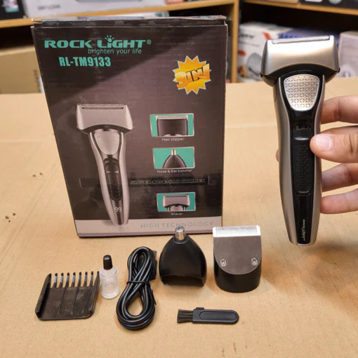 Lot Imported Rock Light 3-in-1 Hair Trimmer & Foil Shaver Set