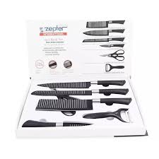 Zepter 6 in 1 Kitchen knives set with peeler & Scissor - Made for Europe - Poland Lot Import